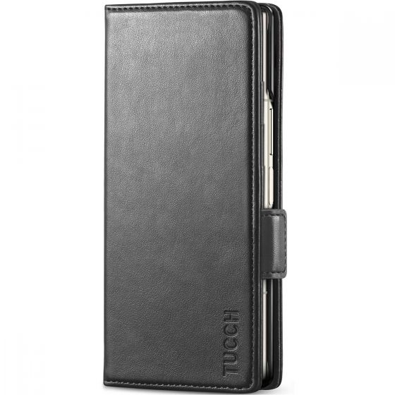 TUCCH SAMSUNG Z FOLD6 Wallet Case with S Pen Holder, SAMSUNG GALAXY Z FOLD 6 PU Leather Case with Stand [Card Slots] [Card Holder] [RFID Blocking] Flip Folio Magnetic Closure Cell Phone Case