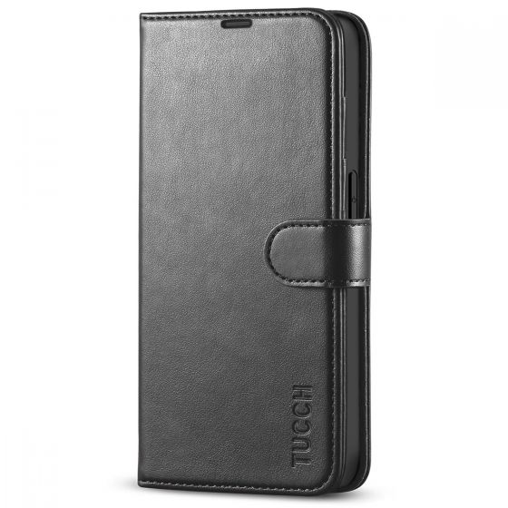 TUCCH iPhone 14 Pro Wallet Case, iPhone 14 Pro PU Leather Case, Folio Flip Cover with RFID Blocking Stand Credit Card Slots Magnetic Clasp Closure for iPhone 14 Pro 5G 6.1-inch