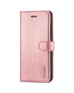 TUCCH iPhone 7 Wallet Case, iPhone 8 Case, Premium PU Leather Case - Rose Gold