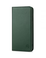 SHIELDON SAMSUNG Galaxy S23FE Wallet Case, SAMSUNG S23FE Leather Cover Flip Folio Book Case - Midnight Green