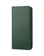 SHIELDON SAMSUNG S22 Plus Wallet Case - SAMSUNG GALAXY S22 Plus Genuine Leather Case Folio Cover - Midnight Green