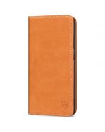 SHIELDON SAMSUNG Galaxy S23 Plus Wallet Case, SAMSUNG S23 Plus Leather Cover Flip Folio Book Case - Brown