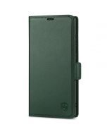 SHIELDON SAMSUNG Galaxy S23 Ultra Wallet Case, SAMSUNG S23 Ultra Leather Cover Flip Folio Book Case - Midnight Green