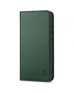 SHIELDON SAMSUNG Galaxy S23 Wallet Case, SAMSUNG S23 Leather Cover Flip Folio Book Case - Midnight Green