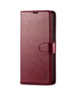 TUCCH SAMSUNG GALAXY A12/M12 Wallet Case, SAMSUNG A12/M12 Leather Case Folio Cover - Wine Red