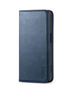 TUCCH iPhone 15 Pro Wallet Case, iPhone 15 Pro Protective Phone Case - Dark Blue
