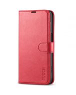 TUCCH iPhone 15 Pro Max Leather Wallet Case, iPhone 15 Pro Max Flip Phone Case - Red
