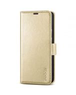 TUCCH SAMSUNG S22 Ultra Wallet Case, SAMSUNG Galaxy S22 Ultra PU Leather Cover Book Flip Folio Case - Shiny Champagne Gold