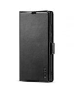 TUCCH SAMSUNG S23 Ultra Wallet Case, SAMSUNG Galaxy S23 Ultra PU Leather Cover Book Flip Folio Case - Black