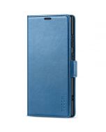 TUCCH SAMSUNG S24 Ultra Wallet Case, SAMSUNG Galaxy S24 Ultra PU Leather Cover Book Flip Folio Case - Light Blue