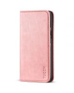 TUCCH iPhone 14 Wallet Case, iPhone 14 PU Leather Case, Flip Cover with Stand, Credit Card Slots, Magnetic Closure - Rose Gold