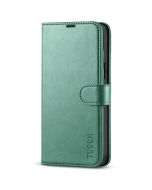 TUCCH iPhone 14 Plus Wallet Case, Mini iPhone 14 Plus 6.7-inch Leather Case, Folio Flip Cover with RFID Blocking, Stand, Credit Card Slots, Magnetic Clasp Closure - Myrtle Green