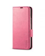 TUCCH SAMSUNG GALAXY Z FOLD4 5G Wallet Case with S Pen Holder Dual Magnetic Tab Closure Book Folio Flip Style - Hot Pink