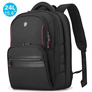 SHIELDON 15.6-inch Laptop Backpack, TSA Friendly Business Computer Bag Water Resistant 24L Travel Carry-on Notebook Backpack with Adjustable Laptop Sleeve for Men & Women Collage School