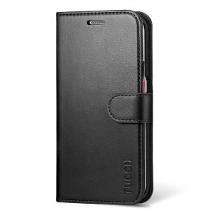 TUCCH Galaxy S6 Edge Hülle, Schlanke Wallet Cases Flip Folio Bucheinband mit Kreditkartensteckplätze, Ständer Halter, Magnetverschluss