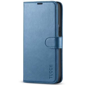 TUCCH iPhone 13 Pro Wallet Case, iPhone 13 Pro PU Leather Case, Folio Flip Cover with RFID Blocking and Kickstand - Light Blue