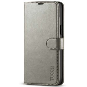 TUCCH iPhone 13 Pro Max Wallet Case, iPhone 13 Pro Max PU Leather Case with Folio Flip Book RFID Blocking, Stand, Card Slots, Magnetic Clasp Closure - Grey
