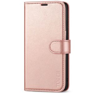TUCCH SAMSUNG GALAXY A52 Wallet Case, SAMSUNG A52 Flip Case 6.5-inch - Shiny Rose Gold