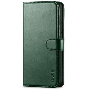 TUCCH iPhone 11 Pro Max Wallet Case for Men, iPhone 11 Pro Max Leather Cover with Magnetic Clasp - Midnight Green