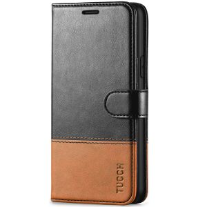 TUCCH iPhone 11 Wallet Case with Magnetic, iPhone 11 Leather Case - Black & Brown