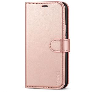 TUCCH iPhone 11 Wallet Case with Magnetic, iPhone 11 Leather Case - Shiny Rose Gold