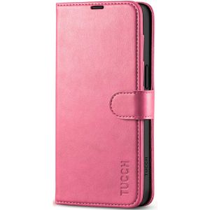 TUCCH iPhone 15 Pro Wallet Case, iPhone 15 Pro Leather Case - Hot Pink