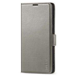 TUCCH SAMSUNG Galaxy Note20 Wallet Case, SAMSUNG Note20 5G Flip Cover Dual Clasp Tab-Grey