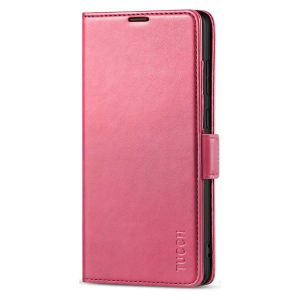 TUCCH SAMSUNG Galaxy Note20 Ultra Wallet Case, SAMSUNG Note20 Ultra 5G Flip Cover Dual Clasp Tab-Hot Pink
