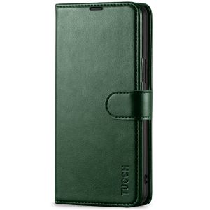 TUCCH SAMSUNG GALAXY S22 Wallet Case, SAMSUNG S22 PU Leather Case Flip Cover - Midnight Green