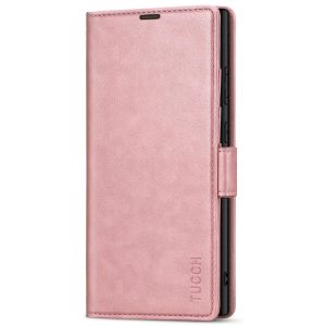 TUCCH SAMSUNG S23 Ultra Wallet Case, SAMSUNG Galaxy S23 Ultra PU Leather Cover Book Flip Folio Case - Rose Gold