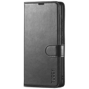 TUCCH SAMSUNG GALAXY S23 Wallet Case, SAMSUNG S23 PU Leather Case Flip Cover - Black