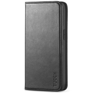 TUCCH iPhone 14 Pro Max Leather Case, iPhone 14 Pro Max PU Leather Wallet Case, Stand Folio Flip Book Cover with Credit Card Slots, Magnetic Closure for iPhone 14 Pro Max 6.7-inch 5G