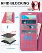 TUCCH iPhone 15 Pro Wallet Case, iPhone 15 Pro Leather Case - Hot Pink