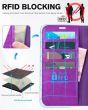 TUCCH iPhone 15 Pro Wallet Case, iPhone 15 Pro Leather Case - Purple