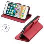 TUCCH iPhone 7 Wallet Case, iPhone 8 Case, Premium PU Leather Case - Dark Red