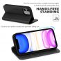SHIELDON iPhone 12 Wallet Case - iPhone 12 Pro 6.1-inch Folio Leather Case - Black