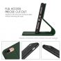 SHIELDON iPhone 8 Plus Wallet Case - iPhone 7 Plus Genuine Leather Kickstand Case - Midnight Green