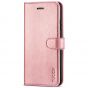 TUCCH iPhone 7 Wallet Case, iPhone 8 Case, Premium PU Leather Case - Rose Gold