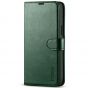 TUCCH iPhone 13 Pro Max Wallet Case, iPhone 13 Pro Max PU Leather Case with Folio Flip Book RFID Blocking, Stand, Card Slots, Magnetic Clasp Closure - Midnight Green