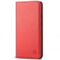SHIELDON SAMSUNG GALAXY S20FE Folio Case Wallet Case, SAMSUNG GALAXY S20FE Genuine Leather Wallet Case - Red