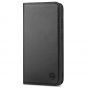SHIELDON SAMSUNG S21 Wallet Case - SAMSUNG GALAXY S21 6.2-inch Folio Leather Case - Black