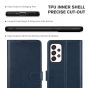 TUCCH SAMSUNG GALAXY A33 Wallet Case, SAMSUNG A33 Leather Case Folio Cover - Dark Blue
