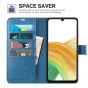 TUCCH SAMSUNG GALAXY A33 Wallet Case, SAMSUNG A33 Leather Case Folio Cover - Lake Blue