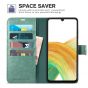 TUCCH SAMSUNG GALAXY A33 Wallet Case, SAMSUNG A33 Leather Case Folio Cover - Myrtle Green