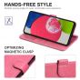 TUCCH SAMSUNG GALAXY A53 Wallet Case, SAMSUNG A53 Leather Case Folio Cover - Hot Pink