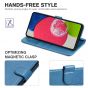 TUCCH SAMSUNG GALAXY A53 Wallet Case, SAMSUNG A53 Leather Case Folio Cover - Light Blue
