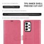 TUCCH SAMSUNG GALAXY A53 Wallet Case, SAMSUNG A53 Leather Case Folio Cover - Hot Pink