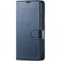TUCCH SAMSUNG GALAXY A54 Wallet Case, SAMSUNG A54 Leather Case Folio Cover - Dark Blue