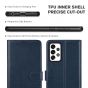 TUCCH SAMSUNG GALAXY A72 Wallet Case, SAMSUNG A72 Flip Case 6.7-inch - Blue
