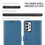 TUCCH SAMSUNG GALAXY A72 Wallet Case, SAMSUNG A72 Flip Case 6.7-inch - Lake Blue